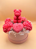 Rose Teddy Love Candle Bouquet