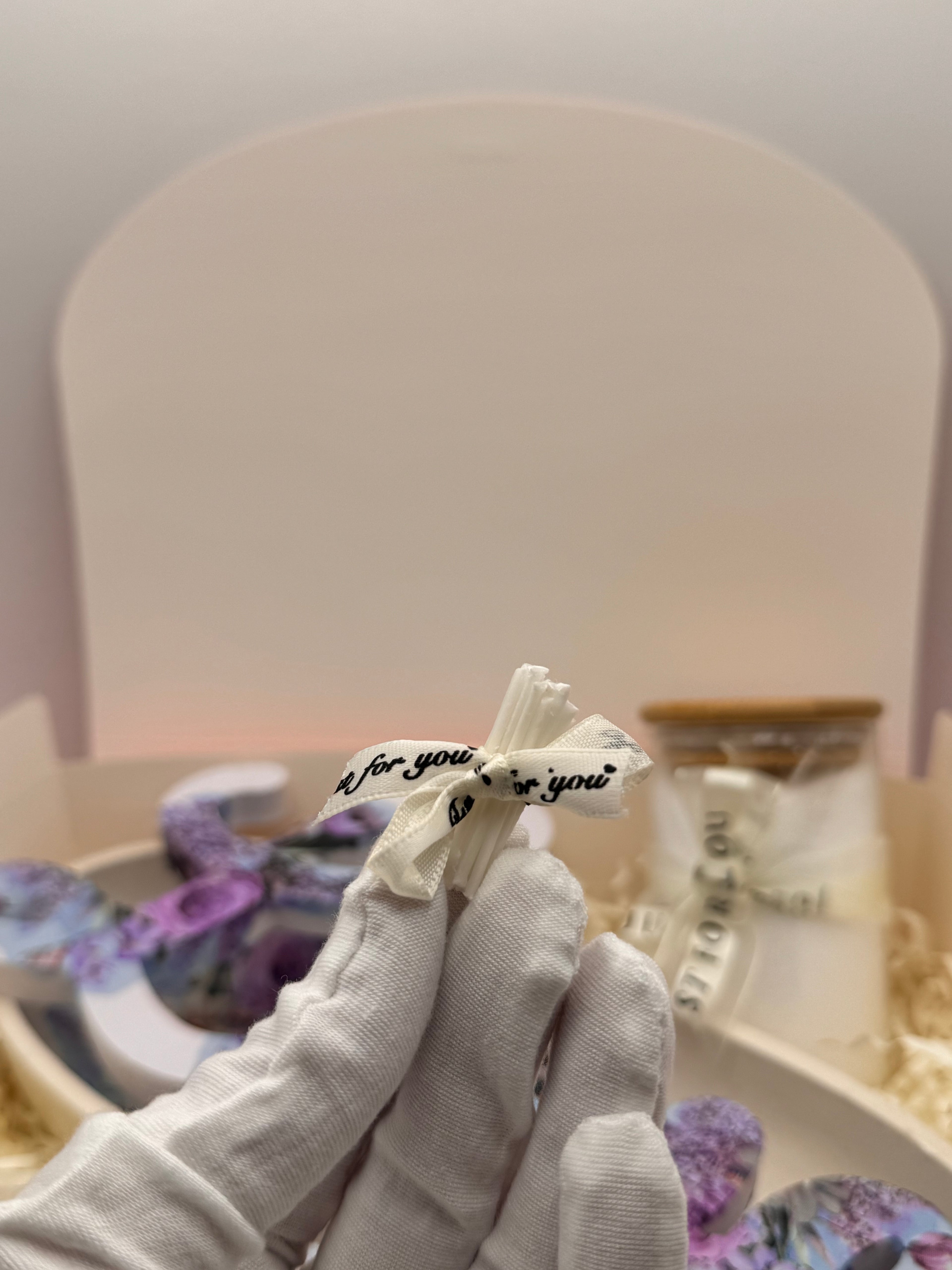 Blooming Love – Floral Candle Set (3 Pieces)