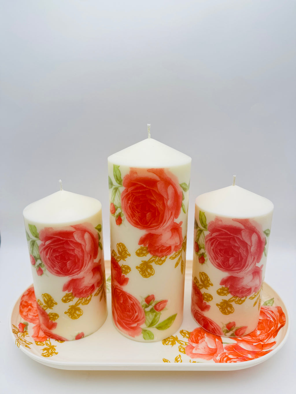 Rose Éternelle – Luxury Soy Candle Duo