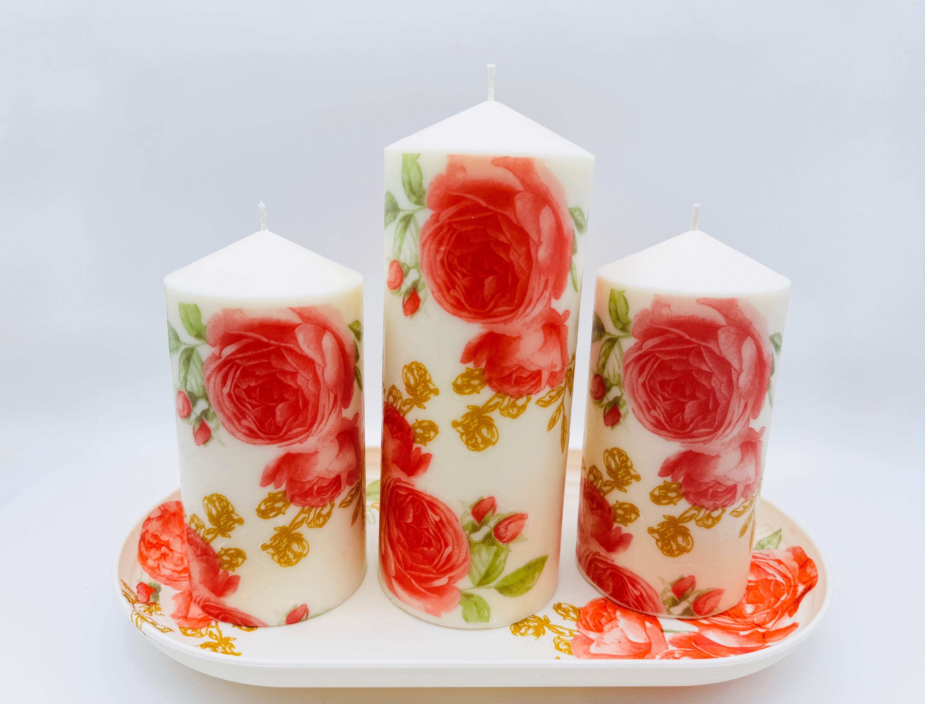 Rose Éternelle – Luxury Soy Candle Duo