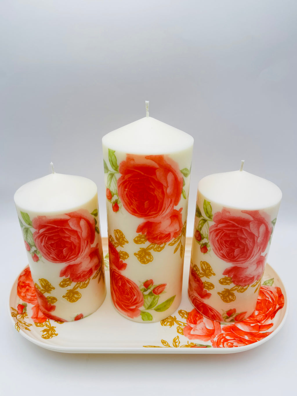 Rose Éternelle – Luxury Soy Candle Duo