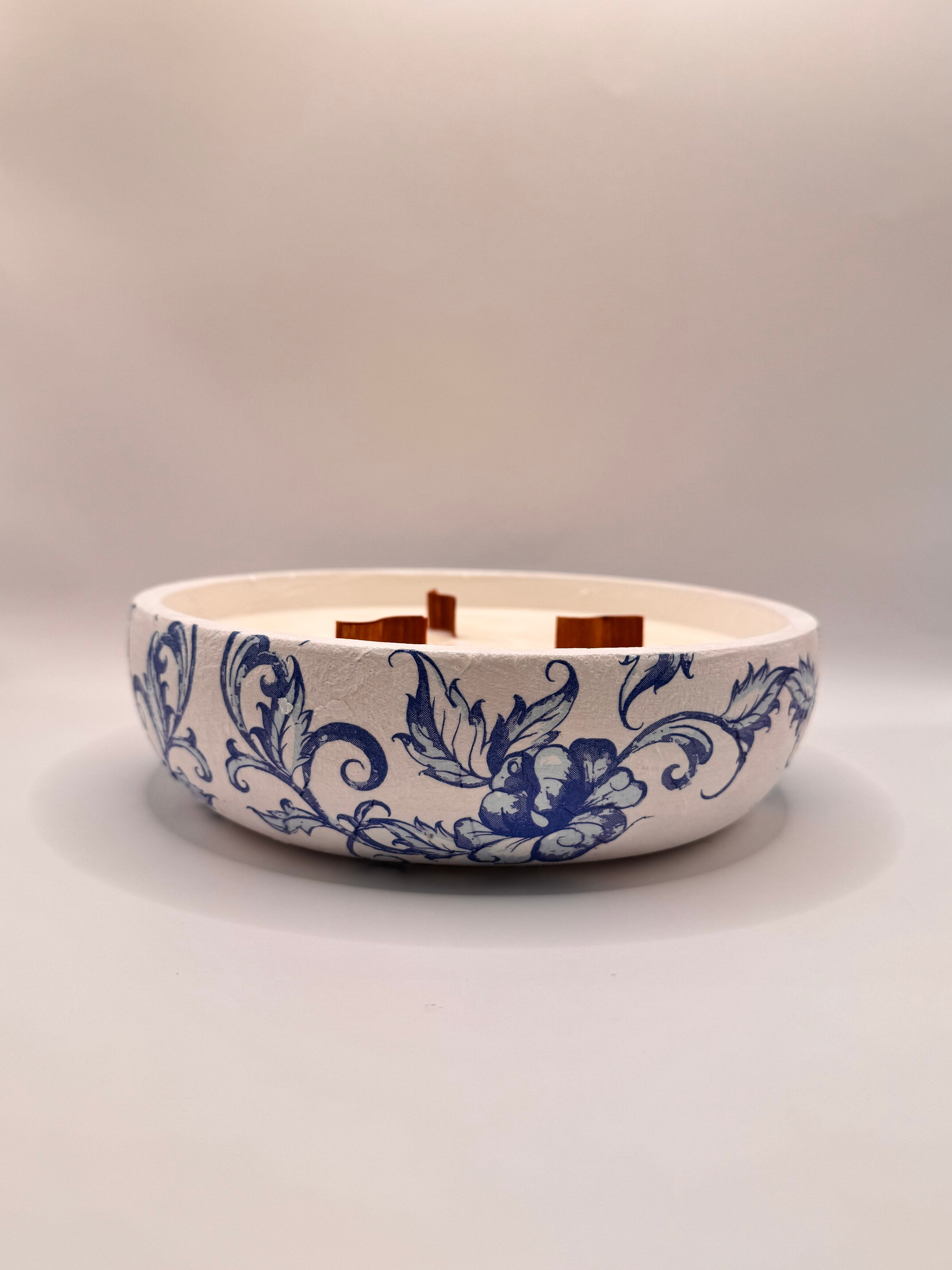 Azure Sakura Bowl Candle