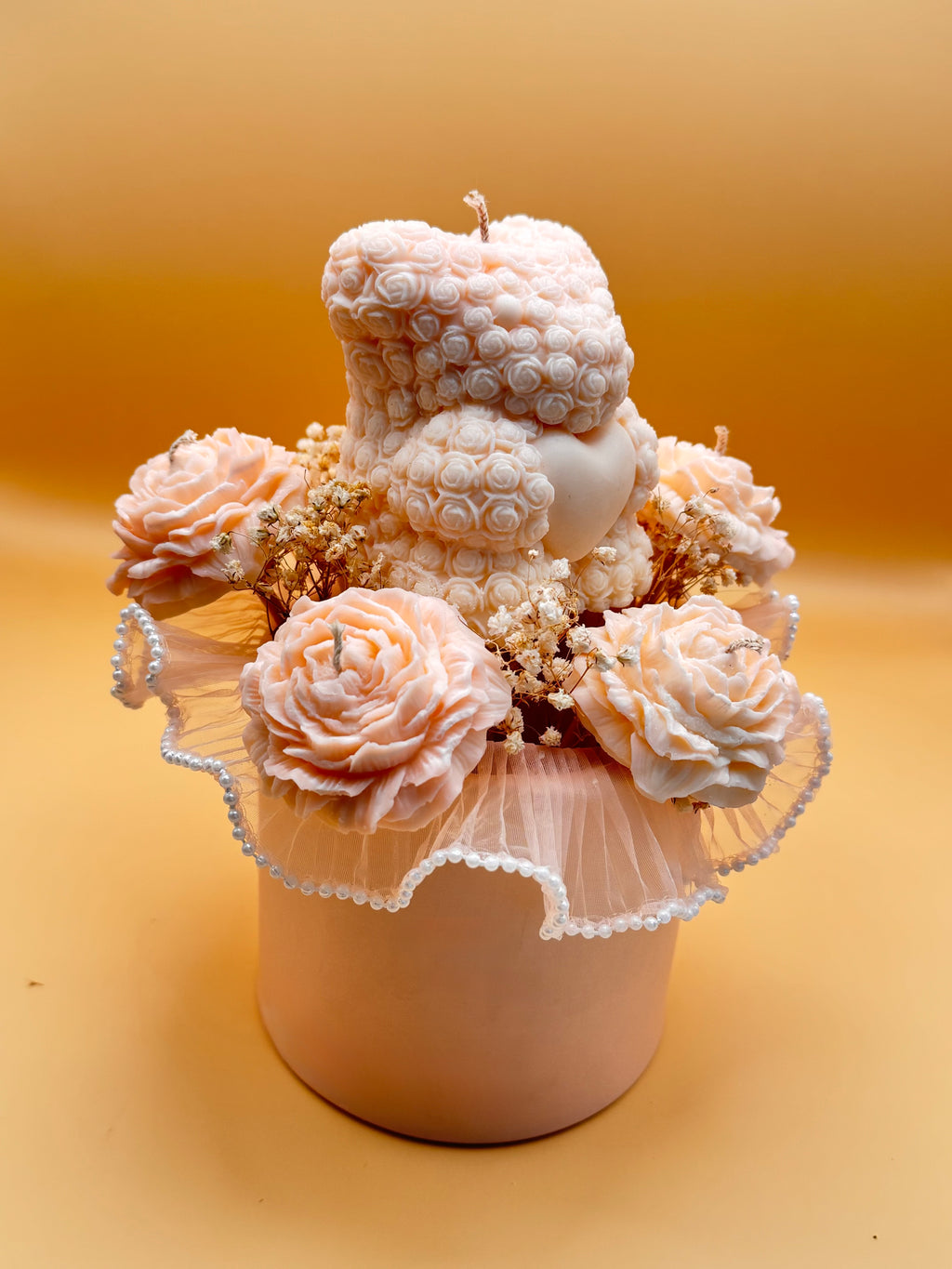 Eternal Blush Candle Bouquet