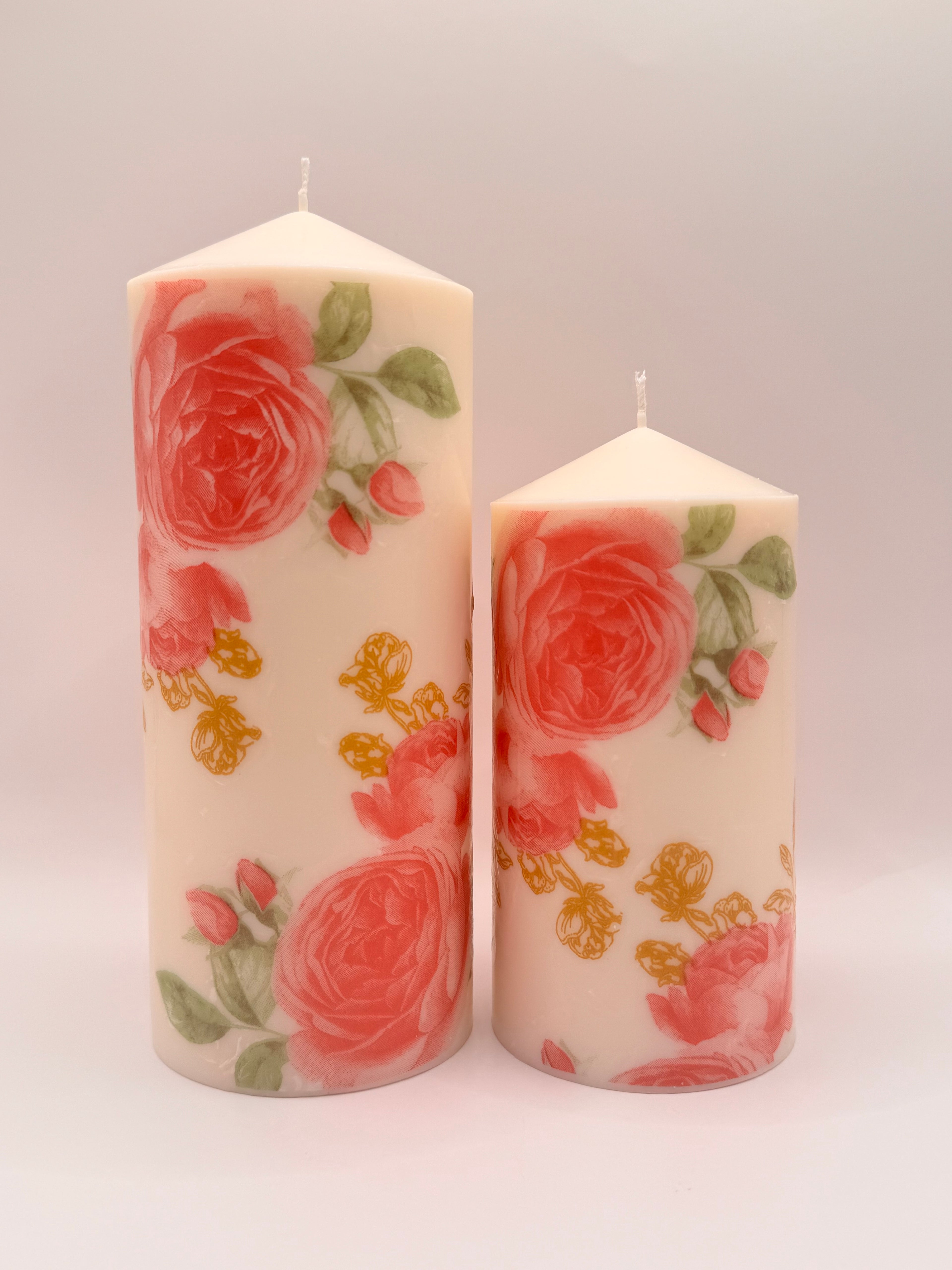 Rose Éternelle – Luxury Soy Candle Duo