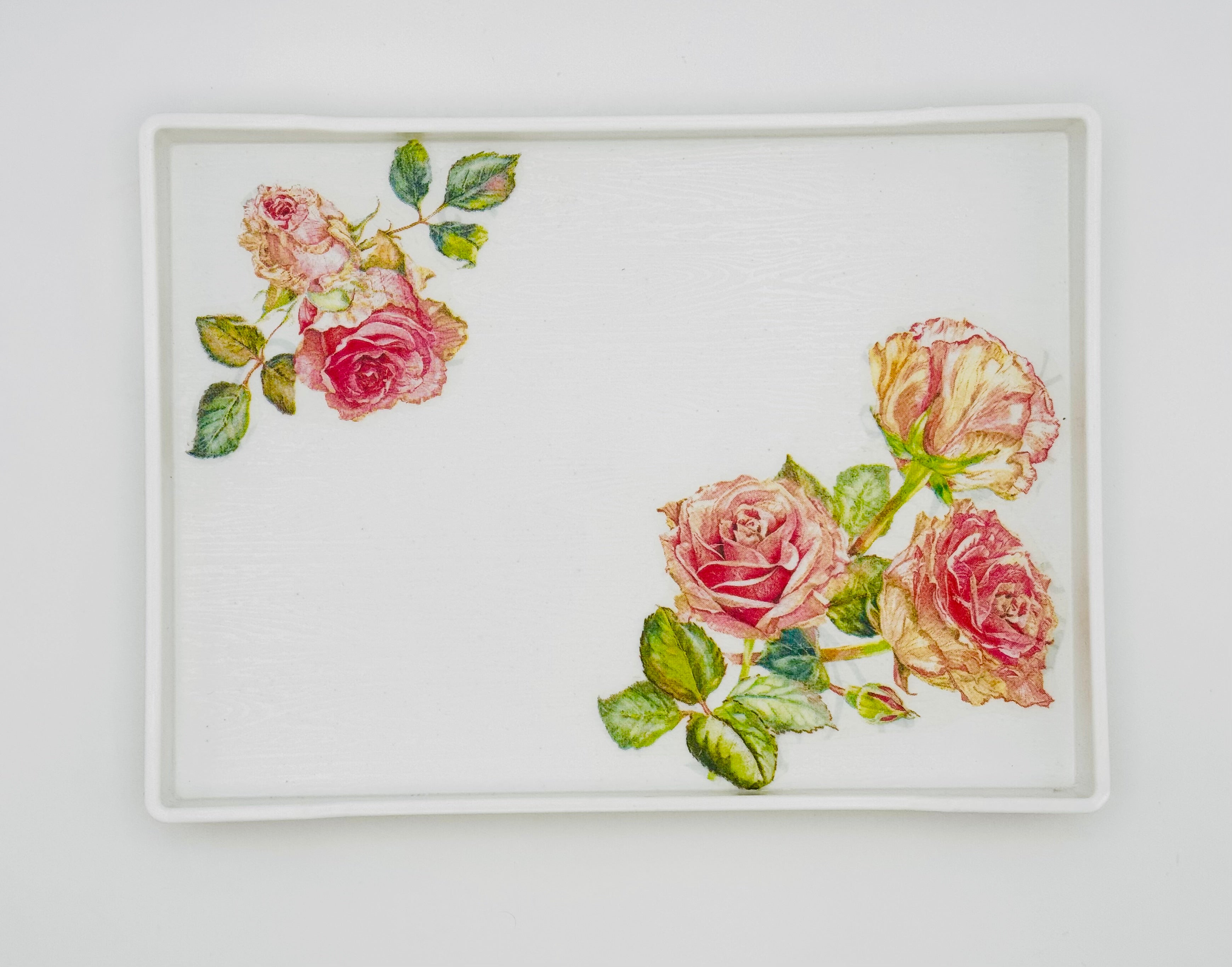 MonAmour – Floral Rose Pillar Candle Set
