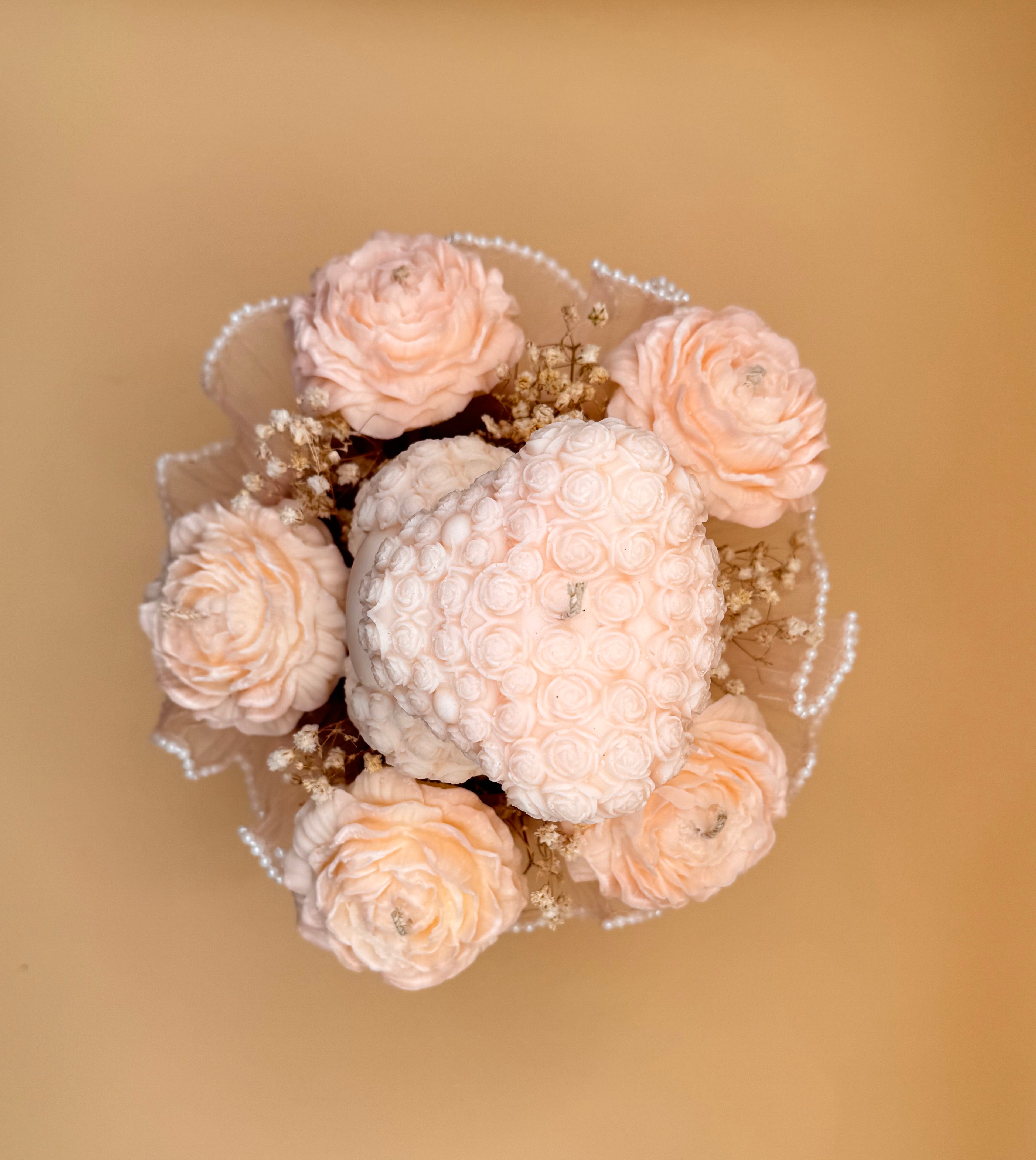 Eternal Blush Candle Bouquet