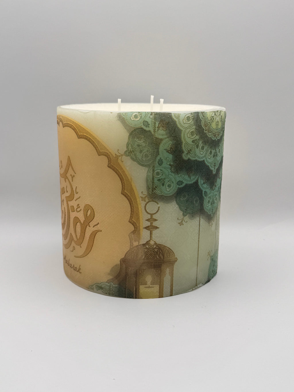 Ramadan Glow Printed Candle