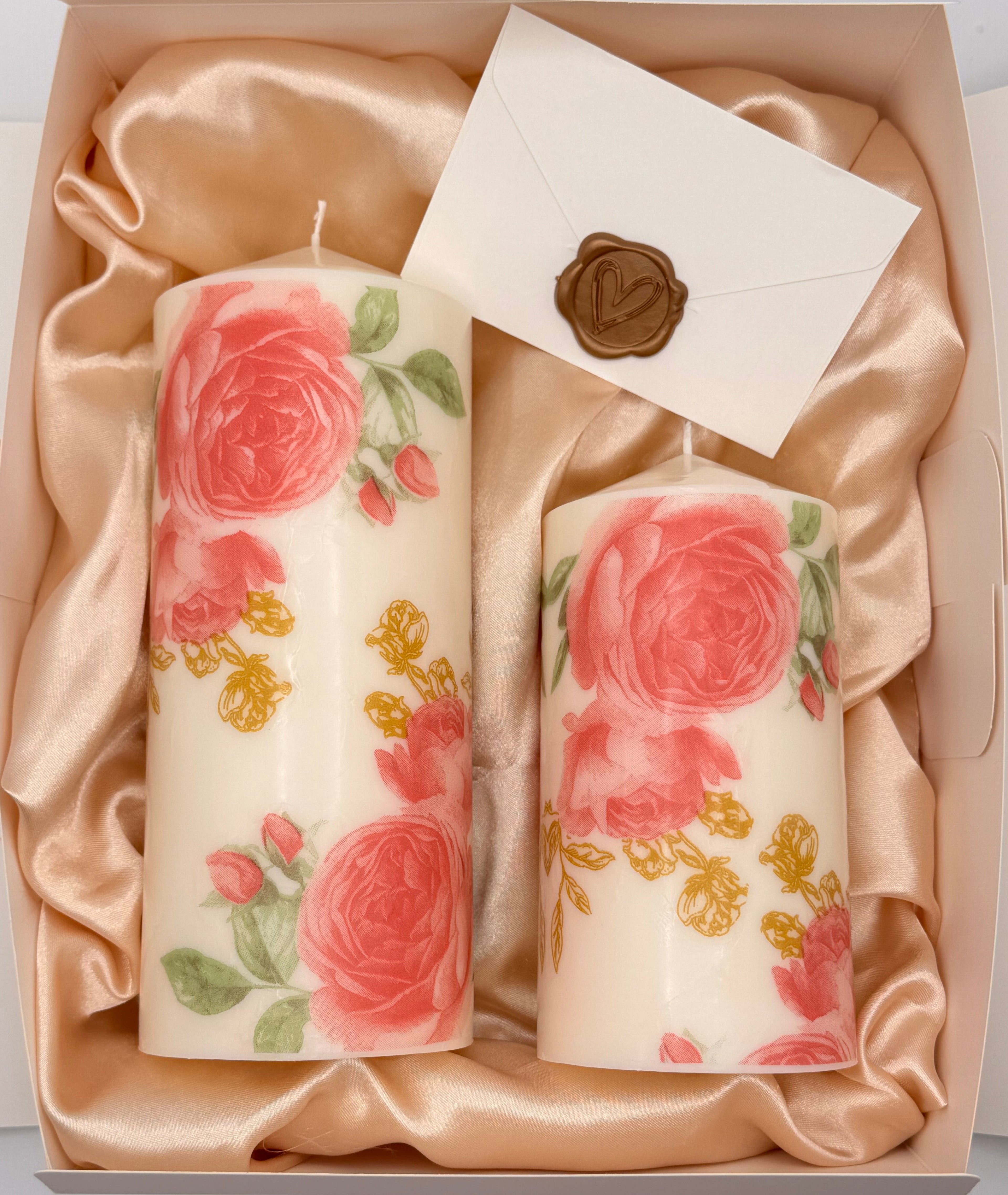 Rose Éternelle – Luxury Soy Candle Duo