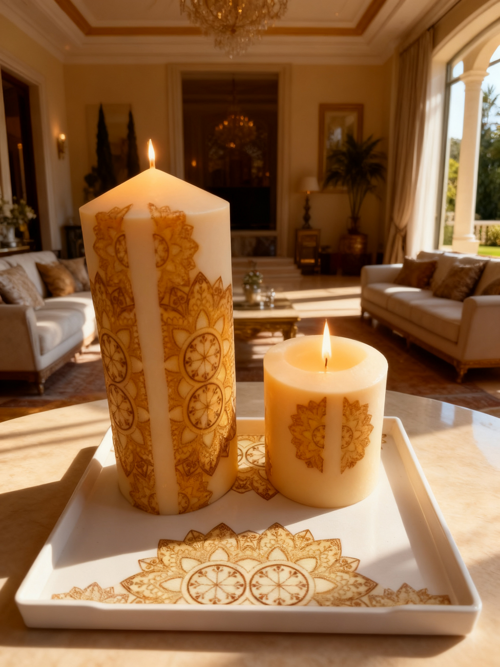 Aurelia Mandala – Candle Duo